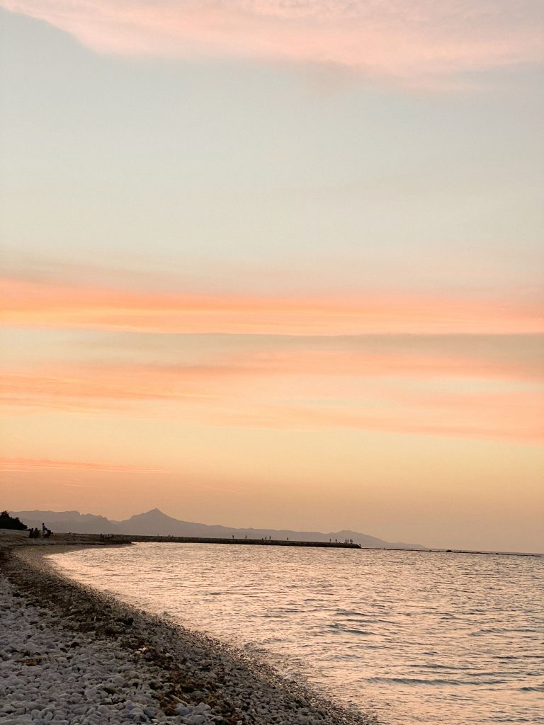 sunset atardecer playa